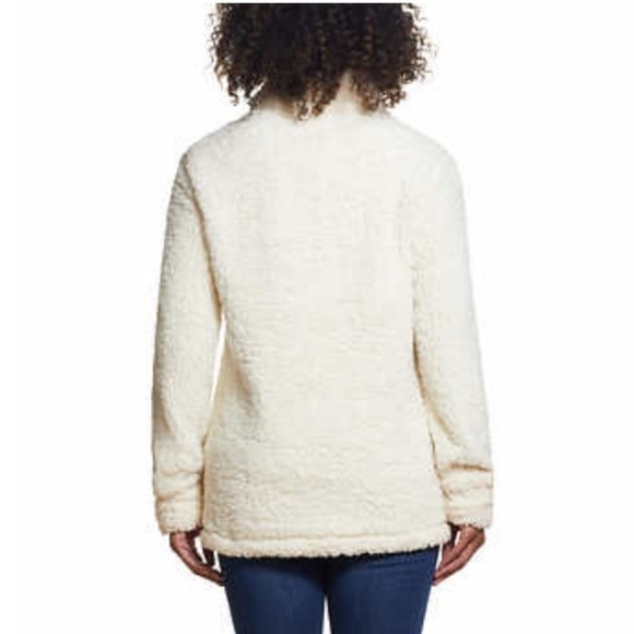 THE ORIGINAL WEATHERPROOF Women’s Sherpa Quarter Zip Fleece-Lined Pullover - Picture 3 of 13